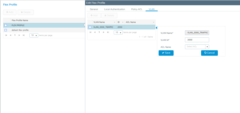 Flex Profile, Traffic